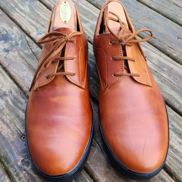 Tod’s Lace up Classic Brown Leather Oxford Vitbram Sole Men’s Dress Shoes Sz 9 main image 10